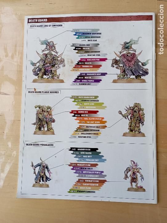Juegos antiguos: WARHAMMER 40000 DEATH GUARD.SPACE MARINES. - Foto 2
