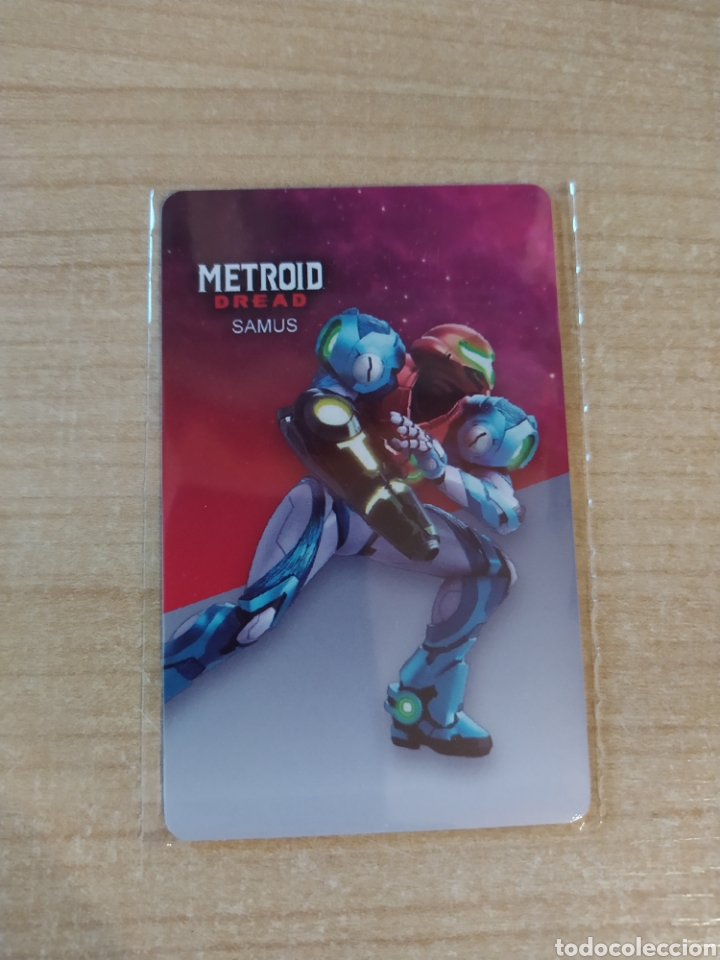 Juegos antiguos: Tarjeta Amiibo Samus Metroid Dread - Foto 1