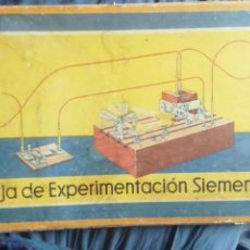 Juegos antiguos: CAJA DE EXPERIMENTACIÓN SIEMENS.. Lote 327132328