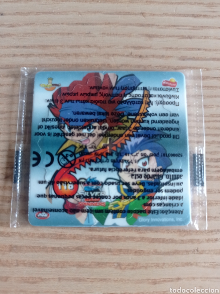 Juegos antiguos: TAZO 118 BEYBLADE SILVER MEGA SPINNERS MATUTANO - Foto 1