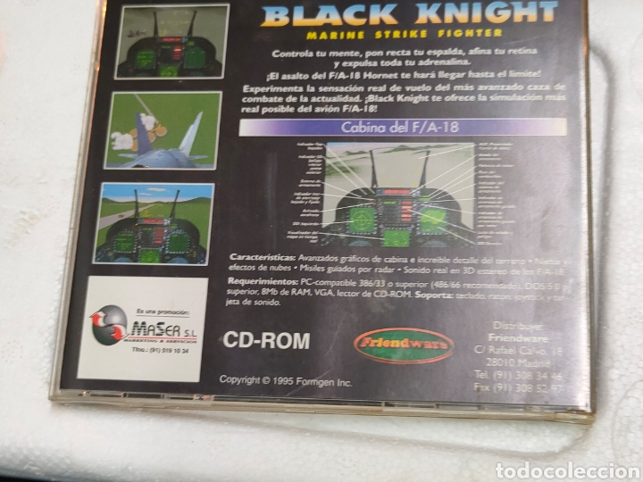 Juegos antiguos: Juego PC-CDROM black knight - Foto 3