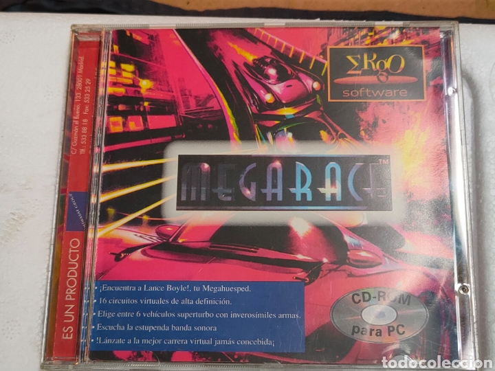 Juegos antiguos: Juego PC-CDROM MEGARACE - Foto 1