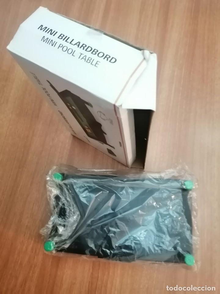 Juegos antiguos: MINI BILLAR DBORD MINI POOL TABLE - Foto 4