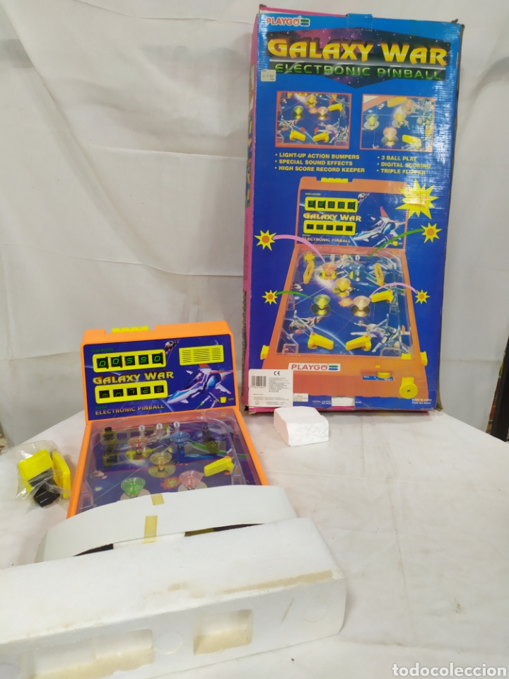 Juegos antiguos: Galaxy War Electronic Pinball de Playgo - Foto 3