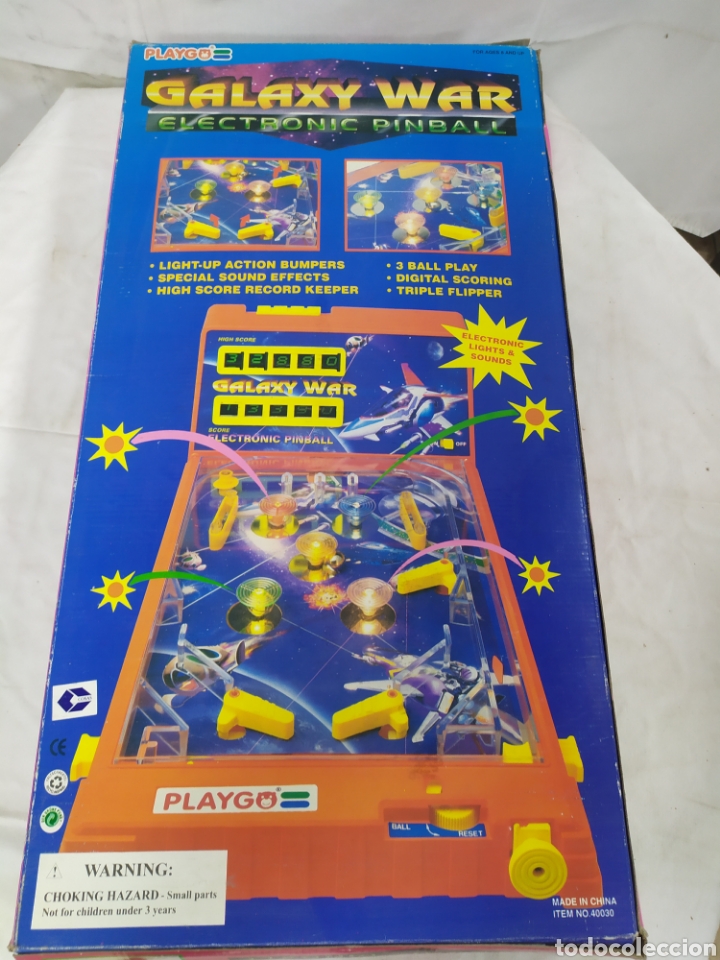 Juegos antiguos: Galaxy War Electronic Pinball de Playgo - Foto 1