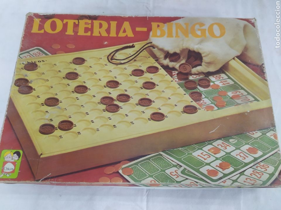 Juegos antiguos: Loteria-Bingo de Chicos - Foto 1