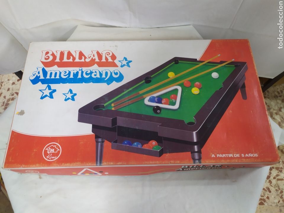Juegos antiguos: Billar americano de Rima - Foto 1