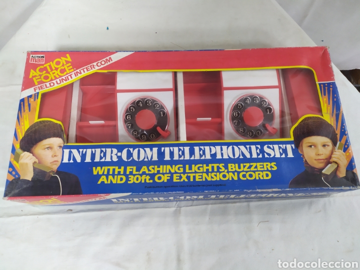 Juegos antiguos: Intercom Telephone Set de Action Man - Foto 1