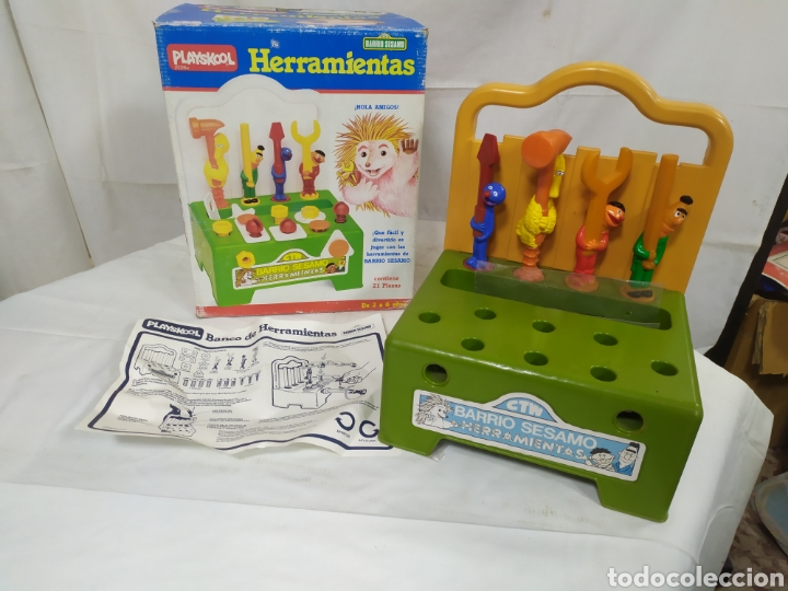 Juegos antiguos: Herramientas de Barrio S&eacute;samo de Playskool - Foto 2