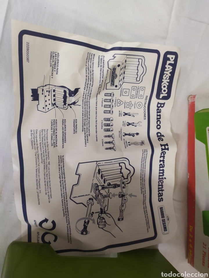 Juegos antiguos: Herramientas de Barrio S&eacute;samo de Playskool - Foto 4
