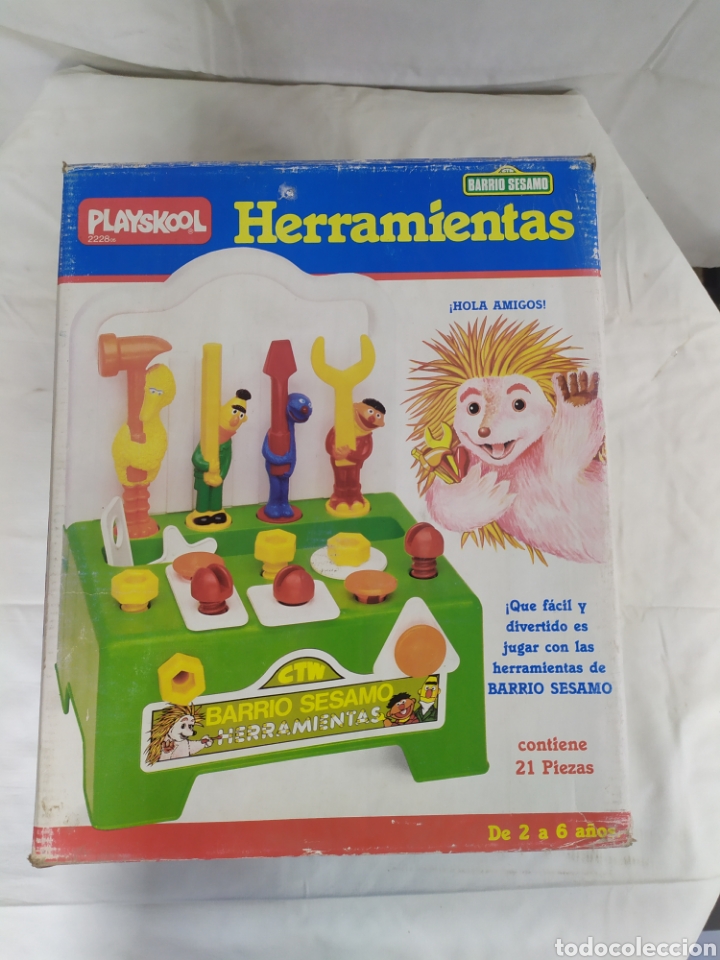 Juegos antiguos: Herramientas de Barrio S&eacute;samo de Playskool - Foto 1