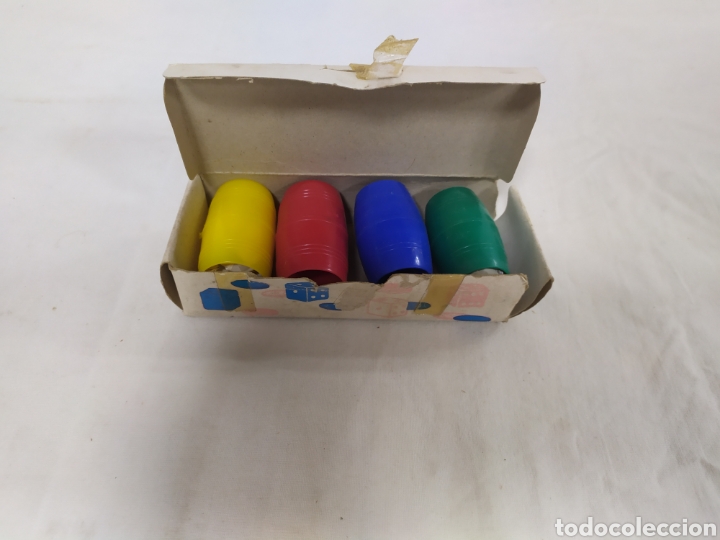 Juegos antiguos: Juego antiguo de cubiletes - Foto 1