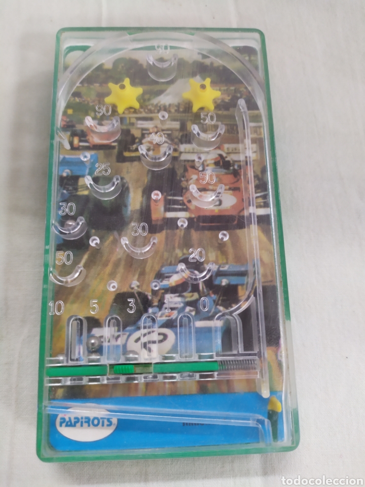 Juegos antiguos: Peque&ntilde;o pinball de Papirots - Foto 1