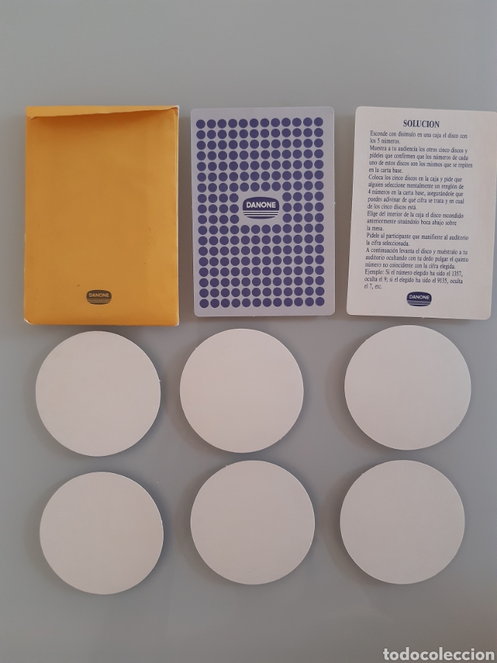 Juegos antiguos: Misterio de los numeros de Danone &uacute;nico - Foto 2