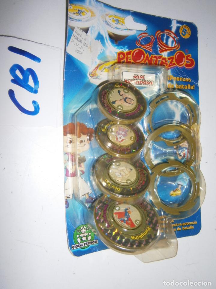 Juegos antiguos: ANTIGUO SET PEONZAS - PEONTAZOS - Foto 1