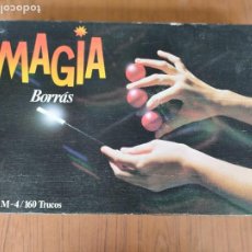 Juegos antiguos: MAGIA BORRÁS M-4 160 TRUCOS AÑOS 80 PRACTICAMENTE COMPLETO. Lote 354345303