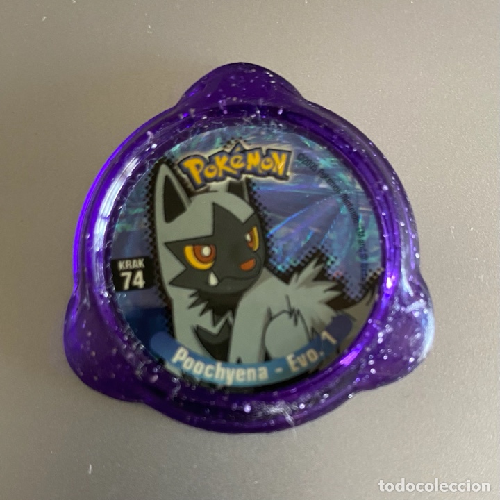 Antike Spiele: POKEMON Kraks Panini , n&ordm; 74 Poochyena Evo 1