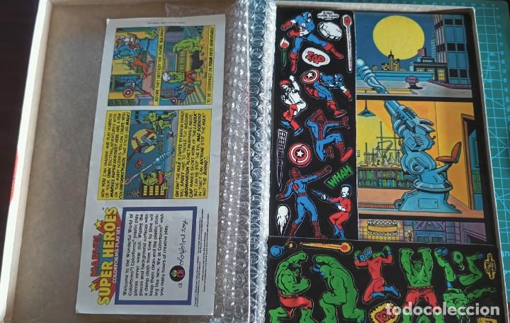Juegos antiguos: 2 MARVEL COLORFORMS PLAY SET HULK SUPER HEROES - Foto 6
