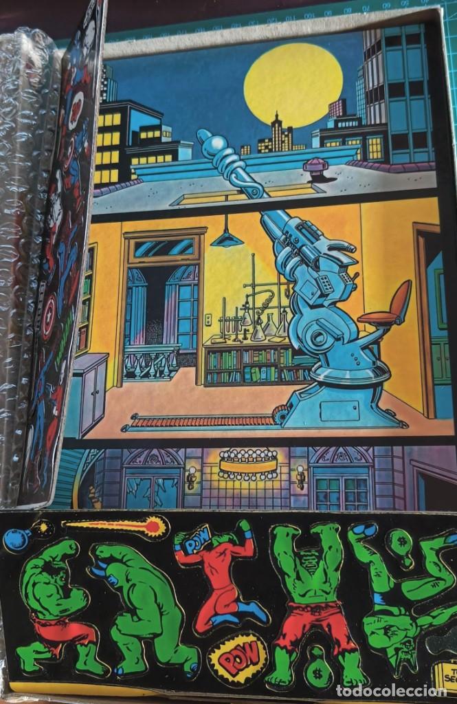 Juegos antiguos: 2 MARVEL COLORFORMS PLAY SET HULK SUPER HEROES - Foto 7