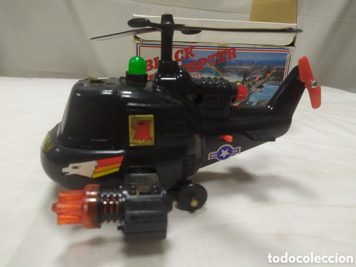 Juegos antiguos: Black helicopter, helic&oacute;ptero a pilas - Foto 3