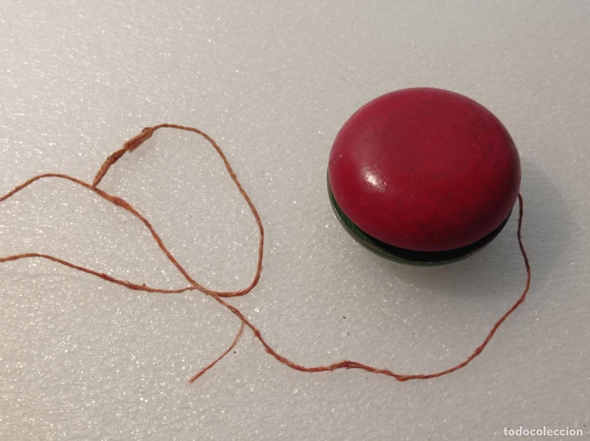 Juegos antiguos: Antiguo juego yoyo en madera - Foto 1