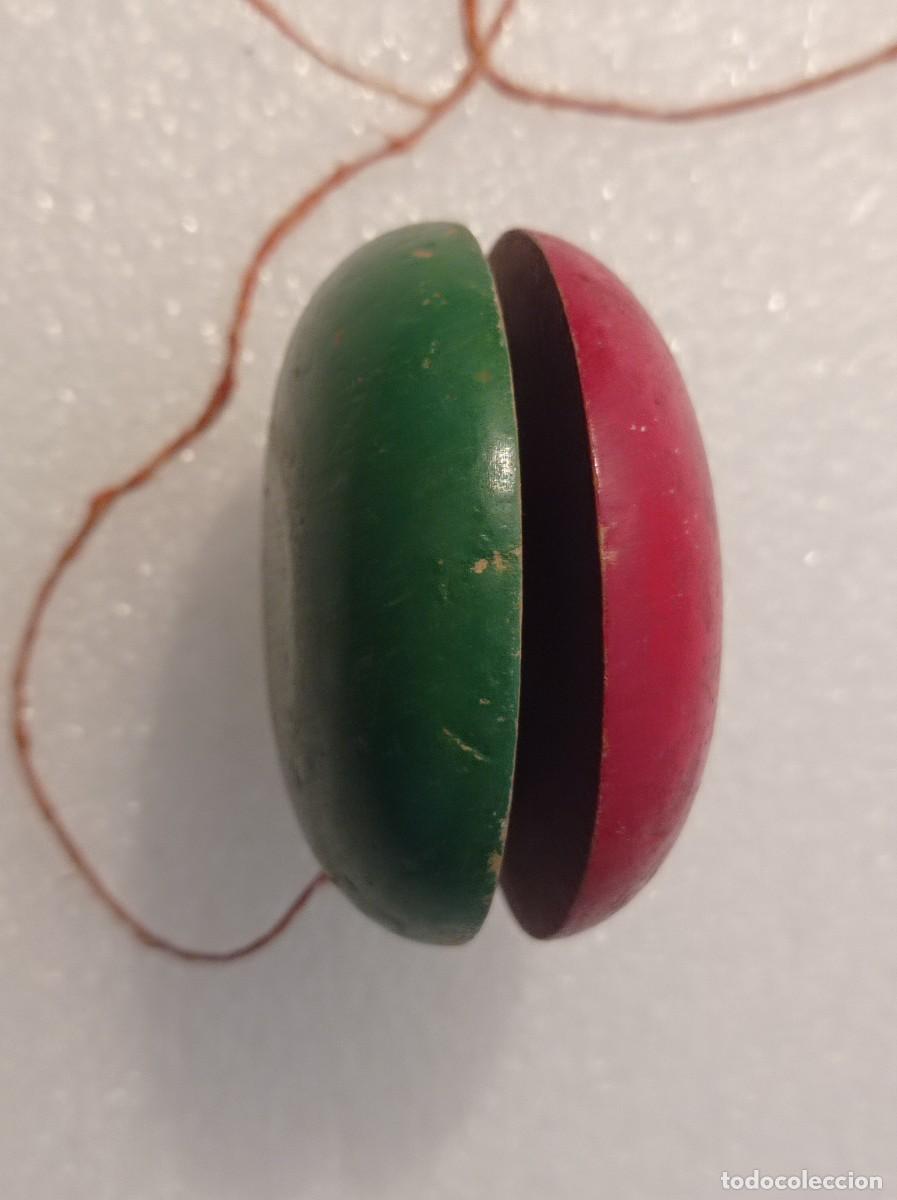 Juegos antiguos: Antiguo juego yoyo en madera - Foto 2