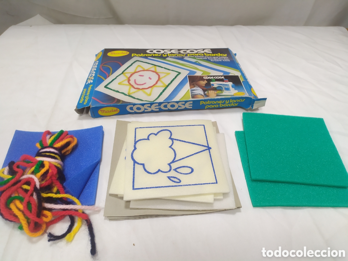 Juegos antiguos: Cose-cose, patrones y lanas para bordar de Madel - Foto 2