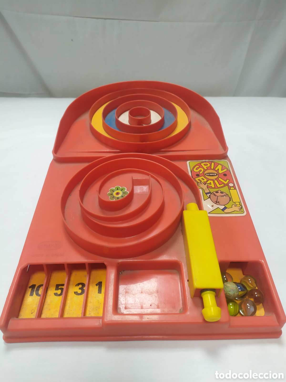 Juegos antiguos: Antiguo Spin Ball de Geyper - Foto 1