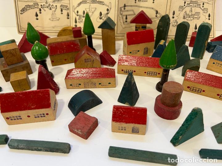 Juegos antiguos: JUEGO ANTIGUO DE CONSTRUCCION CIUDAD DE MADERA - Foto 2