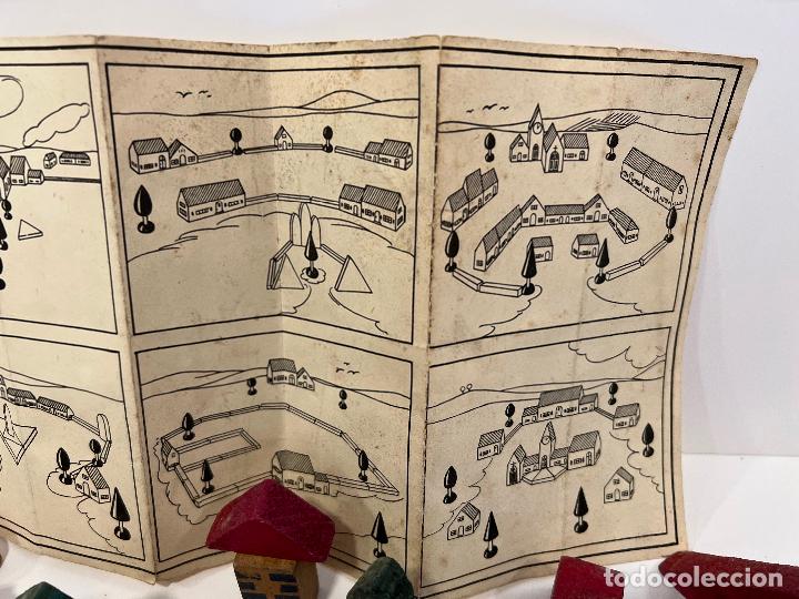 Juegos antiguos: JUEGO ANTIGUO DE CONSTRUCCION CIUDAD DE MADERA - Foto 5