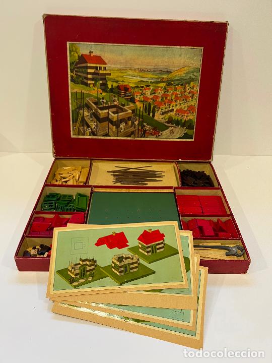 Juegos antiguos: ANTIGUO JUEGO DE CONSTRUCCION EN MADERA