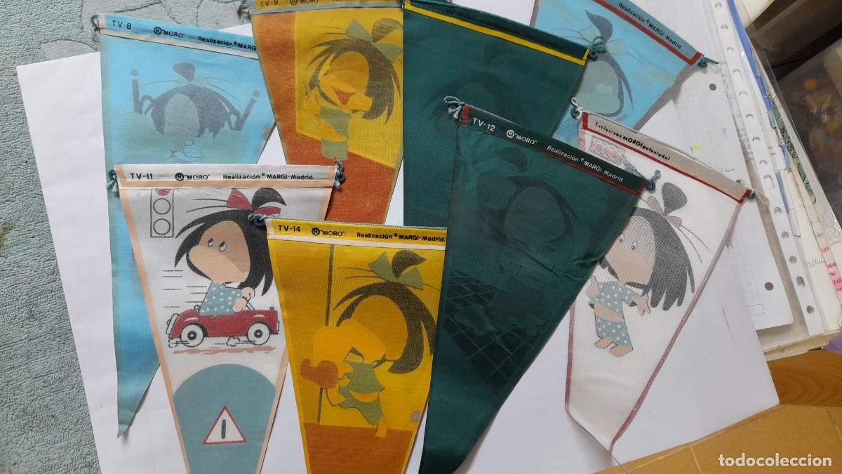 Juegos antiguos: 8 banderines telerin - Foto 1