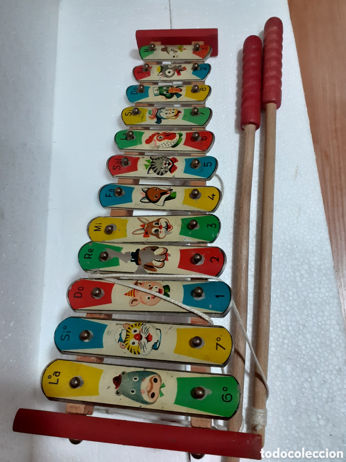 Juegos antiguos: XILOFON MADERA Y METAL DENIA - Foto 2