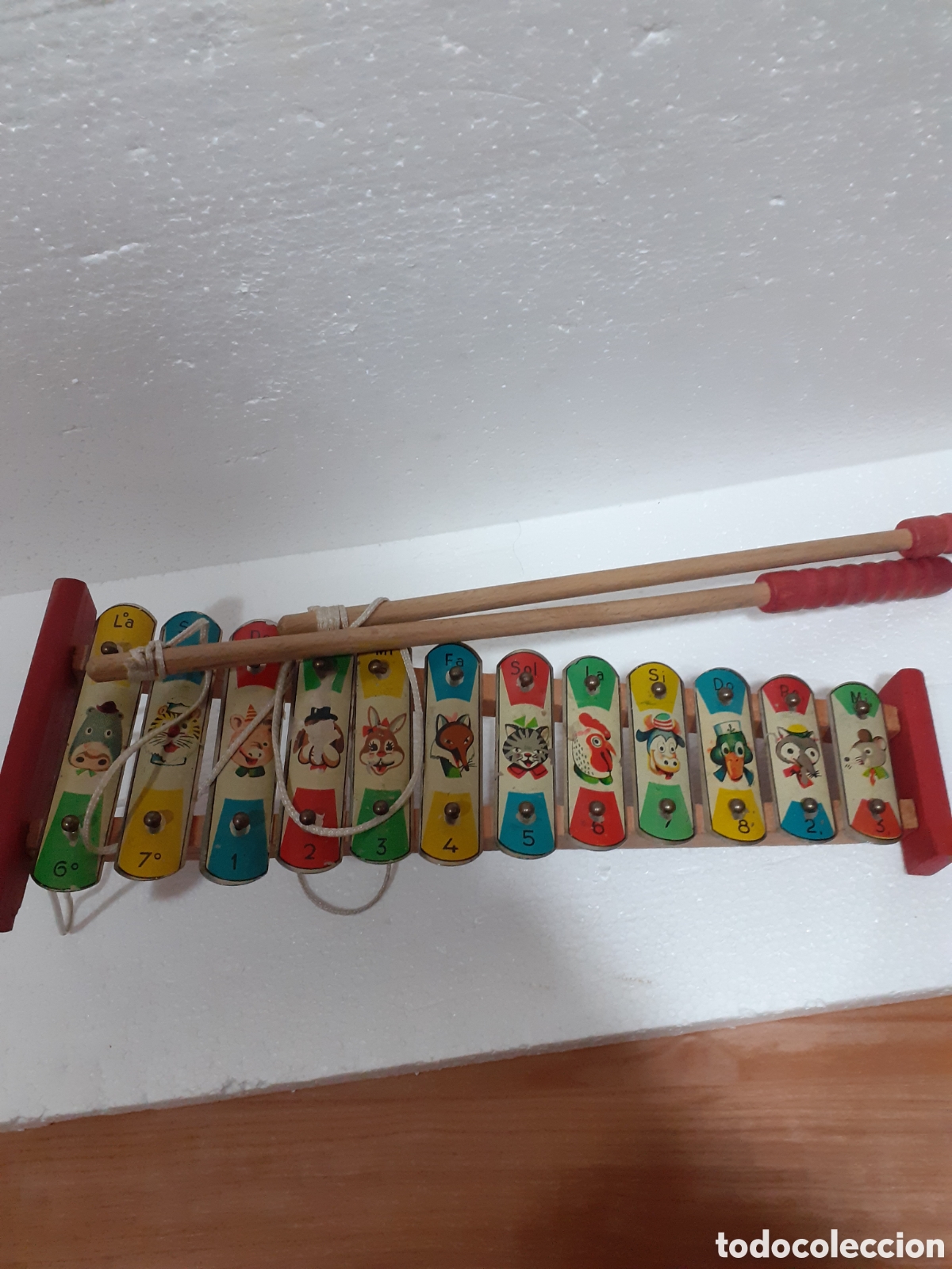 Juegos antiguos: XILOFON MADERA Y METAL DENIA - Foto 3