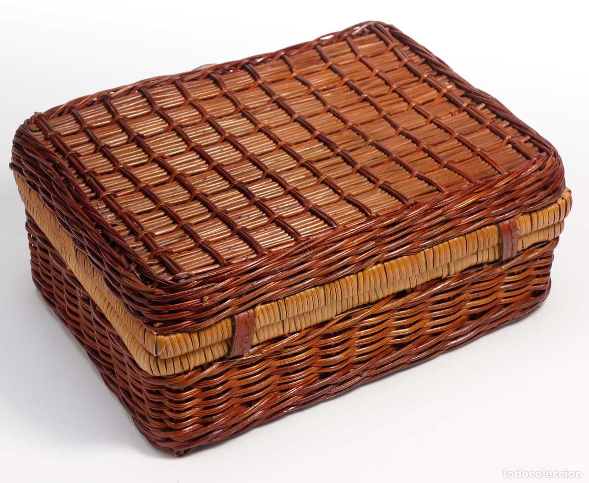 Juegos antiguos: CESTA DE PICNIC DE JUGUETE 4 SERVICIOS. COMO NUEVA - Foto 6