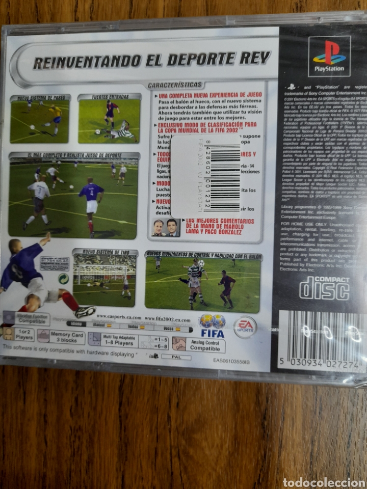 Juegos antiguos: FIFA 2002 PlayStation - Foto 2