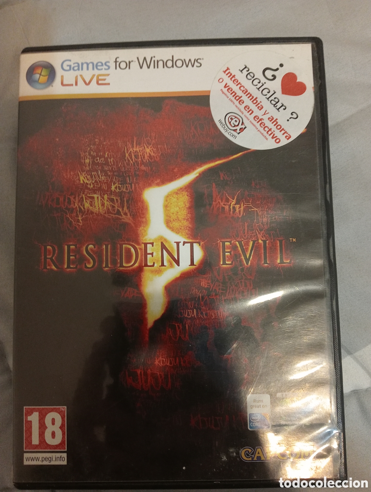 Juegos antiguos: Resident Evil 5 . Juego pc. 2009 - Foto 1