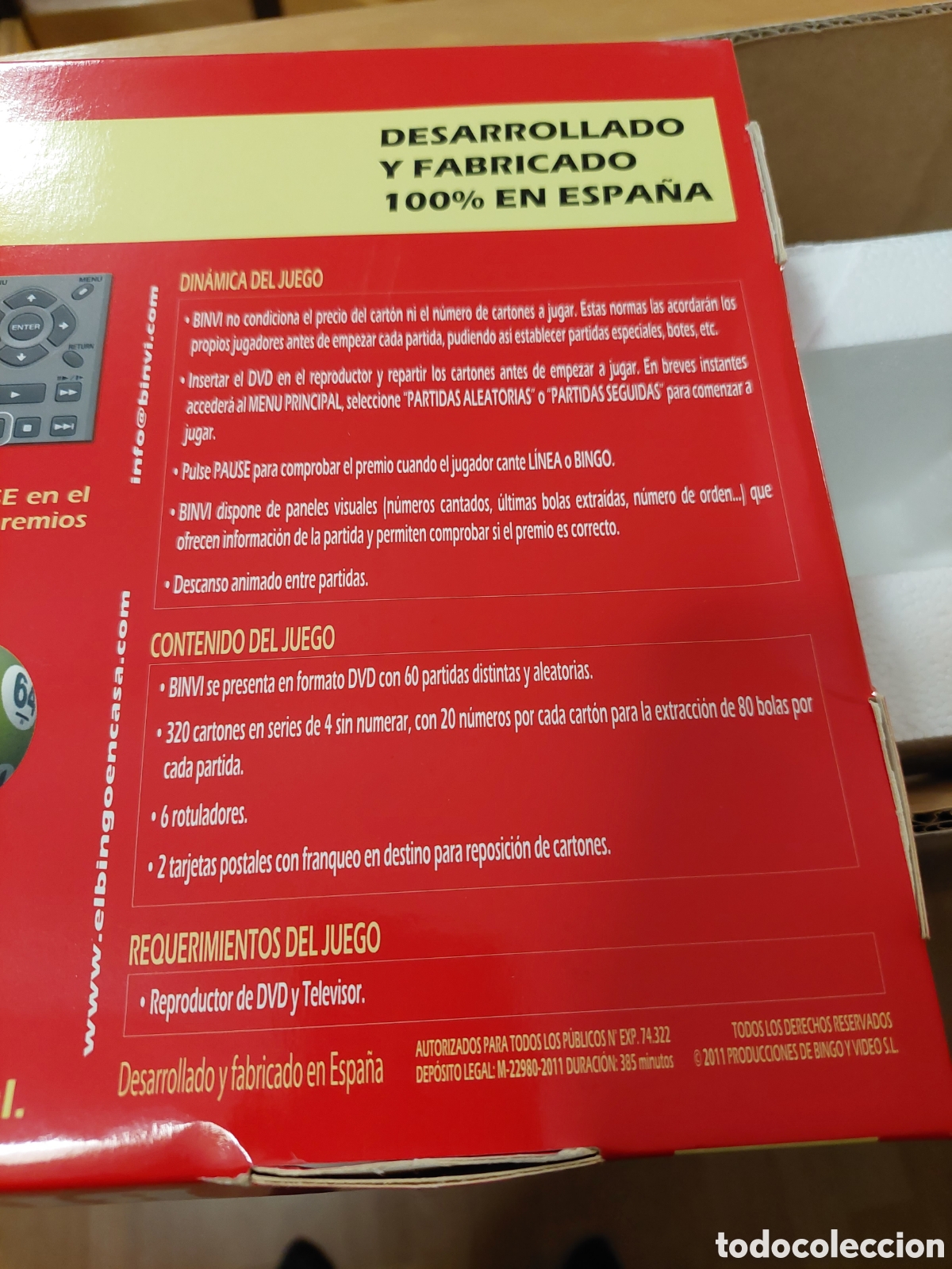 Juegos antiguos: Bingo en casa en DVD. Nuevo. - Foto 5