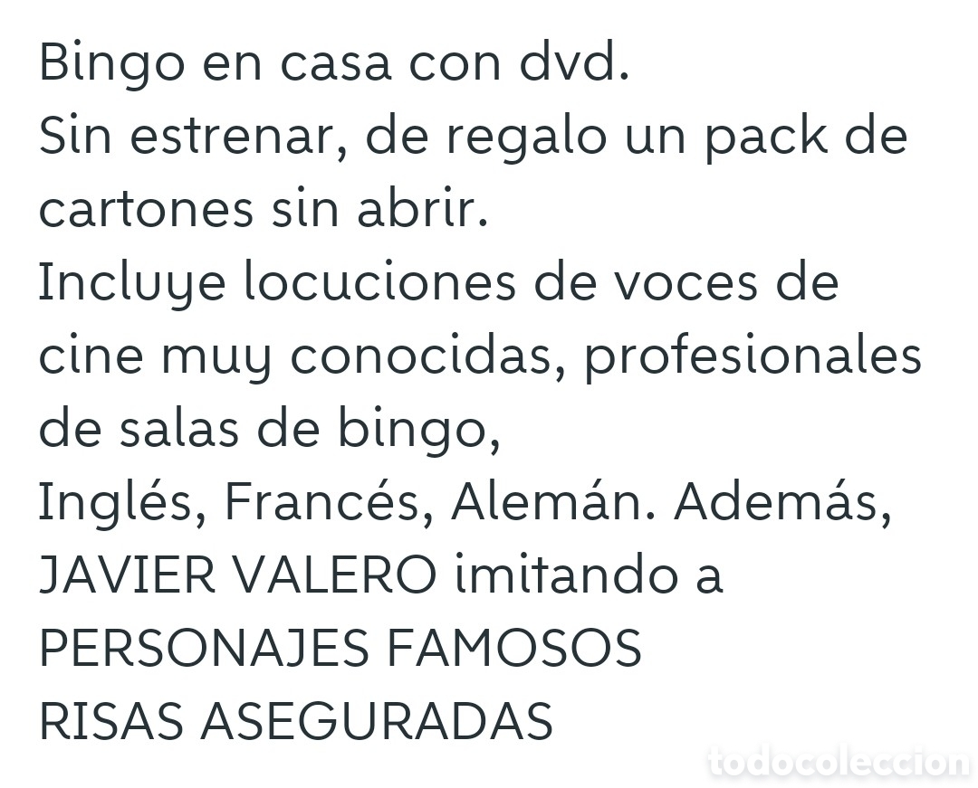 Juegos antiguos: Bingo en casa en DVD. Nuevo. - Foto 3