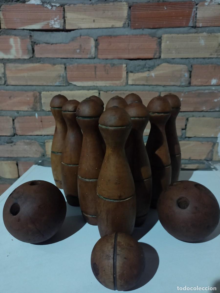 Juegos antiguos: JUEGO DE BOLOS a Antiguo - Foto 4