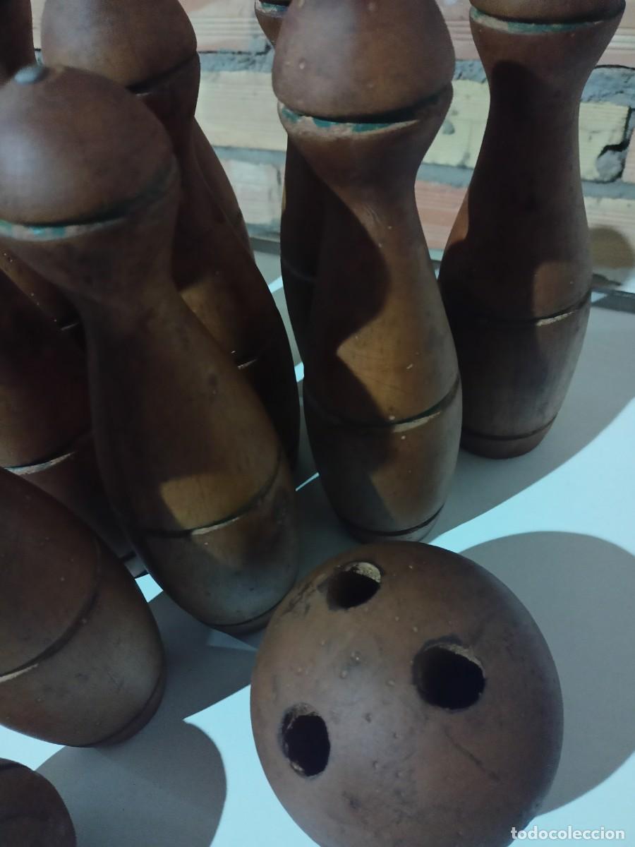 Juegos antiguos: JUEGO DE BOLOS a Antiguo - Foto 5