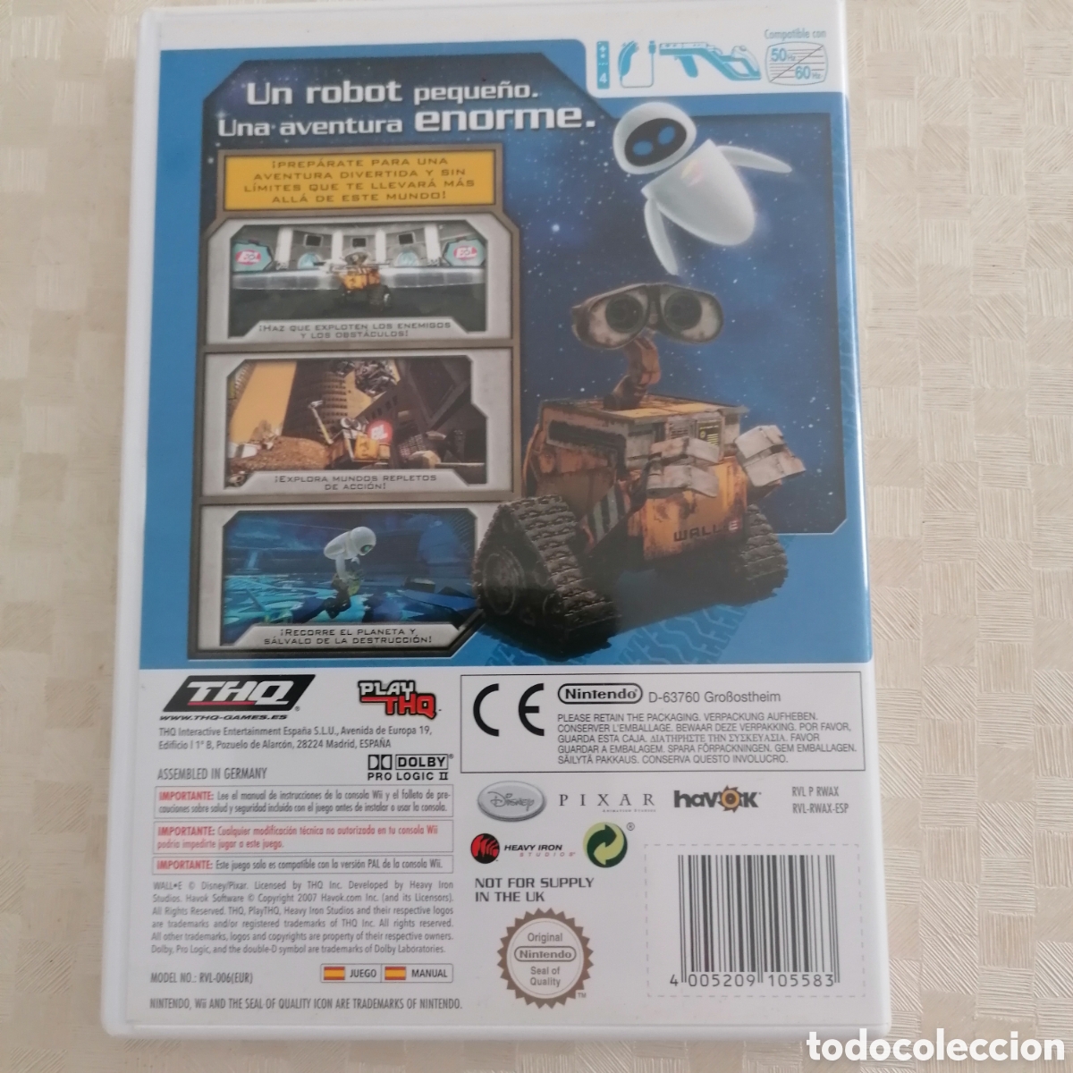 Juegos antiguos: Wall. E. Wii - Foto 2