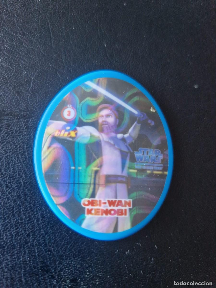 Juegos antiguos: TAZO N&ordm; 3 STAR WARS THE CLONE WARS BLIX - Foto 1
