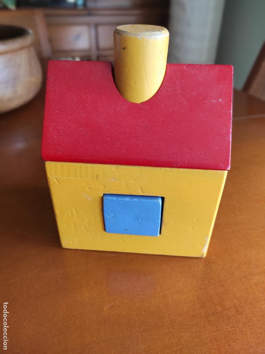 Juegos antiguos: CASA - PUZZLE EN MADERA MACIZA - Foto 2