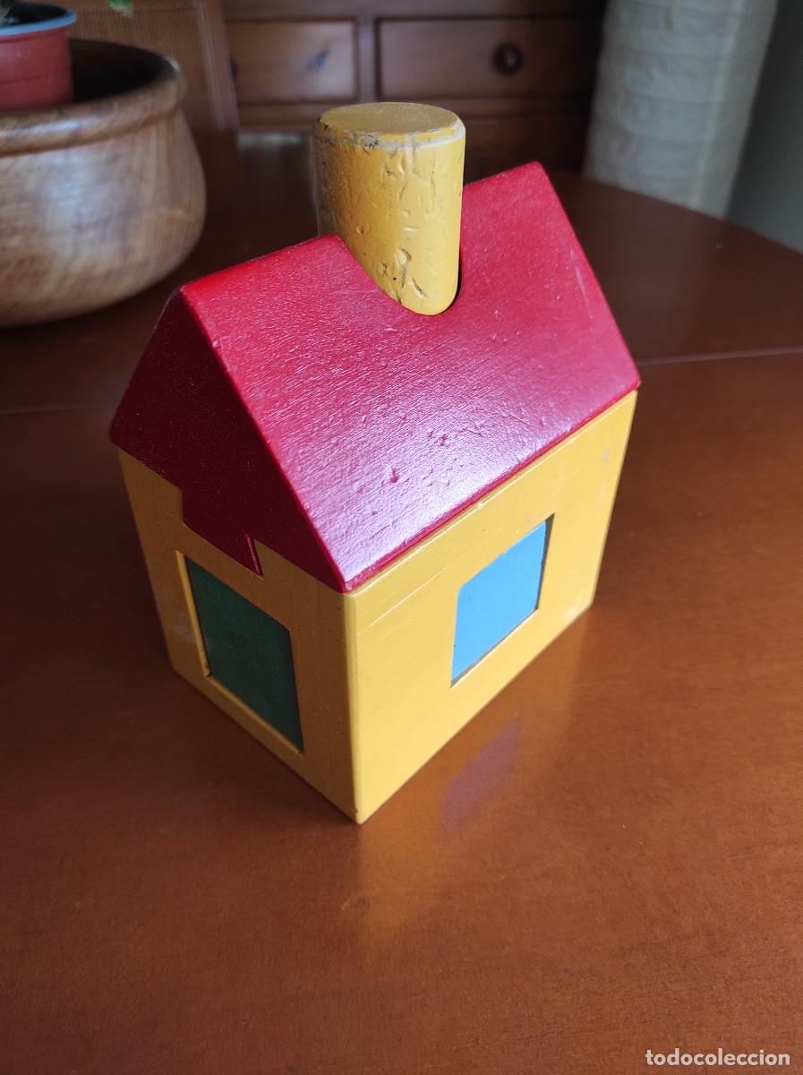 Juegos antiguos: CASA - PUZZLE EN MADERA MACIZA - Foto 5