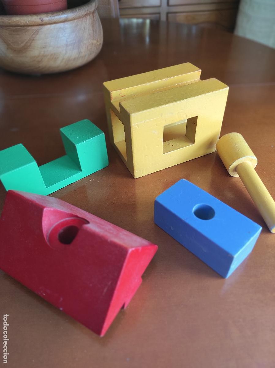 Juegos antiguos: CASA - PUZZLE EN MADERA MACIZA - Foto 6