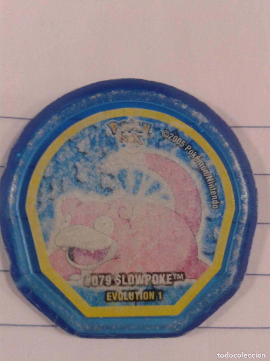 Juegos antiguos: N&ordm; 79, 079 SLOWPOKE - TAZO POKEMON NOX EVOLUTION 1. - Foto 1