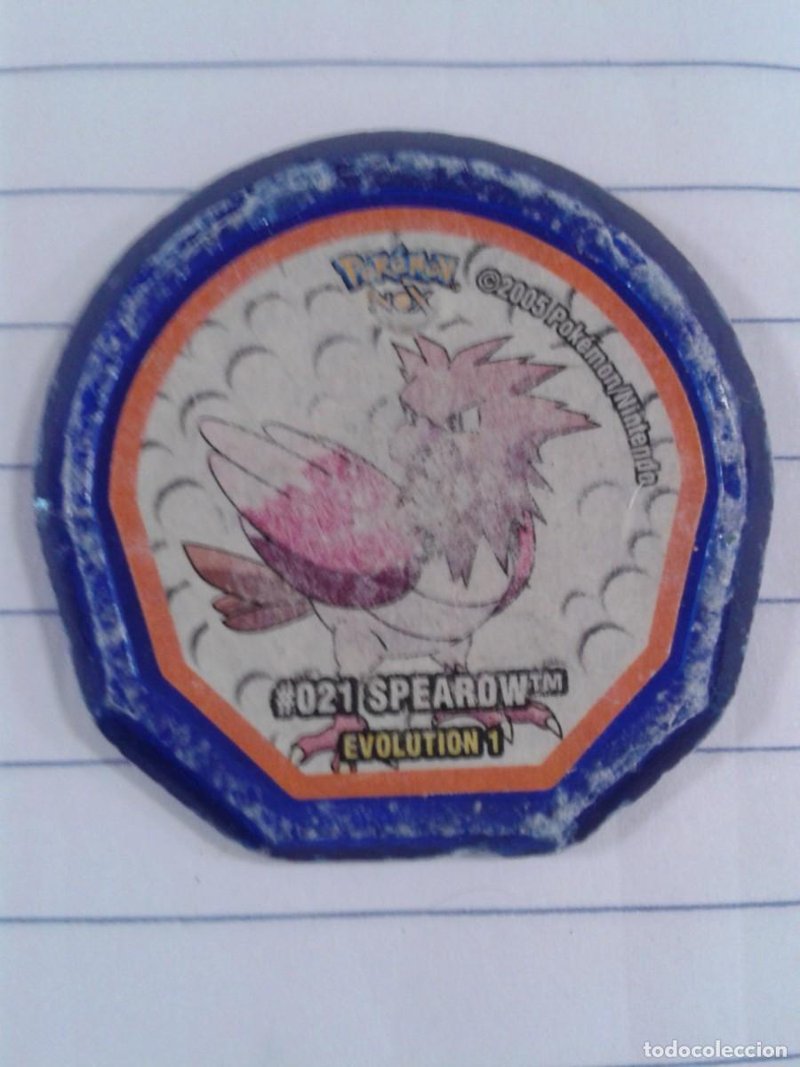 Juegos antiguos: N&ordm; 021 SPEAROW - TAZO POKEMON NOX EVOLUTION 1. - Foto 1