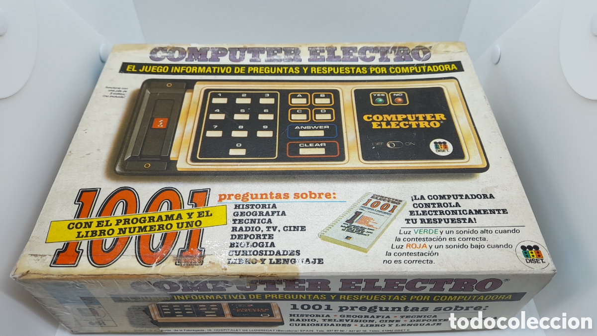 Juegos antiguos: ANTIGUO JUEGO COMPUTER ELECTRO, DE DISET. BUEN ESTADO Y FUNCIONANDO - Foto 1