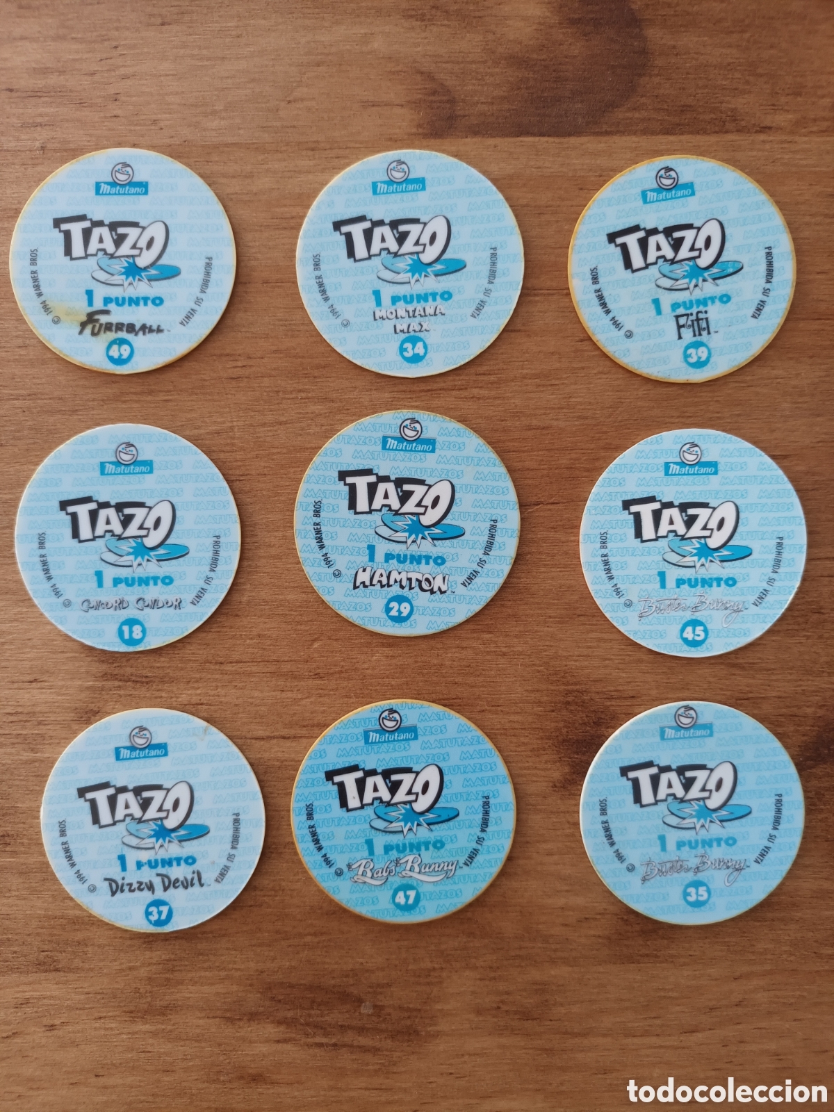 Juegos antiguos: LOTE 9 TAZOS. - Foto 2